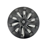 Maxbell 4Pcs 18" Hub Cap Wheel Cap Cover Automobile Durable for Tesla Model 3 Matt Black