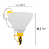 Maxbell Auto Coolant Funnel Kit Replace Universal Durable