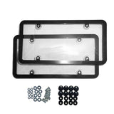 Maxbell American License Plate Frame with Screws Auto Accessory for Auto Truck White