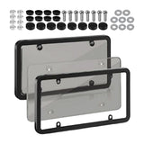 Maxbell American License Plate Frame with Screws Auto Accessory for Auto Truck Grey