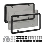 Maxbell American License Plate Frame with Screws Auto Accessory for Auto Truck Grey