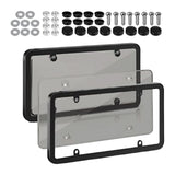 Maxbell American License Plate Frame with Screws Auto Accessory for Auto Truck Grey