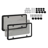 Maxbell American License Plate Frame with Screws Auto Accessory for Auto Truck Grey