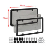 Maxbell American License Plate Frame with Screws Auto Accessory for Auto Truck Grey
