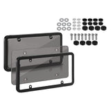 Maxbell American License Plate Frame with Screws Auto Accessory for Auto Truck Black