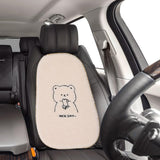 Maxbell Universal Car Seat Cushion Accessories Breathable for Automotive SUV Bear Backrest