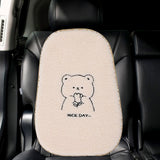 Maxbell Universal Car Seat Cushion Accessories Breathable for Automotive SUV Bear Backrest