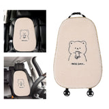 Maxbell Universal Car Seat Cushion Accessories Breathable for Automotive SUV Bear Backrest