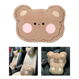 Maxbell Universal Car Seat Cushion Accessories Breathable for Automotive SUV Bear 3D Backrest