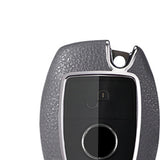 Maxbell Car Key Fob Case Holder Protector for Mercedes-Benz A B C E S Class ml Gray