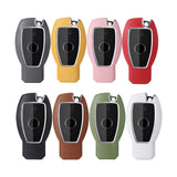 Maxbell Car Key Fob Case Holder Protector for Mercedes-Benz A B C E S Class ml Gray