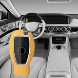Maxbell Car Key Fob Case Holder Protector for Mercedes-Benz A B C E S Class ml Yellow