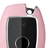 Maxbell Car Key Fob Case Holder Protector for Mercedes-Benz A B C E S Class ml Pink
