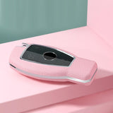 Maxbell Car Key Fob Case Holder Protector for Mercedes-Benz A B C E S Class ml Pink