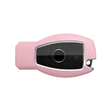 Maxbell Car Key Fob Case Holder Protector for Mercedes-Benz A B C E S Class ml Pink