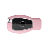 Maxbell Car Key Fob Case Holder Protector for Mercedes-Benz A B C E S Class ml Pink