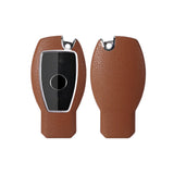 Maxbell Car Key Fob Case Holder Protector for Mercedes-Benz A B C E S Class ml Brown