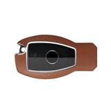 Maxbell Car Key Fob Case Holder Protector for Mercedes-Benz A B C E S Class ml Brown