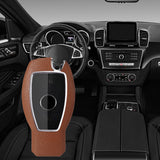 Maxbell Car Key Fob Case Holder Protector for Mercedes-Benz A B C E S Class ml Brown