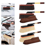 Maxbell Car Duster Brush Extendable Handle Soft Adjustable for Automotive Truck Coffee no Box