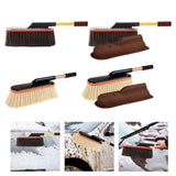 Maxbell Car Duster Brush Extendable Handle Soft Adjustable for Automotive Truck Coffee no Box