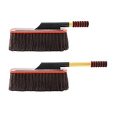 Maxbell Car Duster Brush Extendable Handle Soft Adjustable for Automotive Truck Coffee no Box