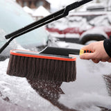Maxbell Car Duster Brush Extendable Handle Soft Adjustable for Automotive Truck Coffee with Box