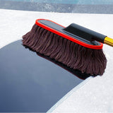 Maxbell Car Duster Brush Extendable Handle Soft Adjustable for Automotive Truck Coffee with Box