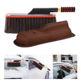 Maxbell Car Duster Brush Extendable Handle Soft Adjustable for Automotive Truck Coffee with Box