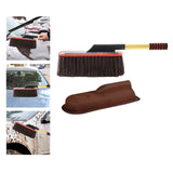 Maxbell Car Duster Brush Extendable Handle Soft Adjustable for Automotive Truck Coffee with Box