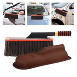 Maxbell Car Duster Brush Extendable Handle Soft Adjustable for Automotive Truck Coffee with Box