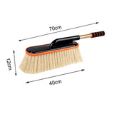 Maxbell Car Duster Brush Extendable Handle Soft Adjustable for Automotive Truck Beige no Box