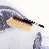 Maxbell Car Duster Brush Extendable Handle Soft Adjustable for Automotive Truck Beige no Box