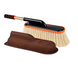 Maxbell Car Duster Brush Extendable Handle Soft Adjustable for Automotive Truck Beige with Box