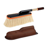 Maxbell Car Duster Brush Extendable Handle Soft Adjustable for Automotive Truck Beige with Box