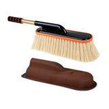 Maxbell Car Duster Brush Extendable Handle Soft Adjustable for Automotive Truck Beige with Box