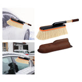 Maxbell Car Duster Brush Extendable Handle Soft Adjustable for Automotive Truck Beige with Box