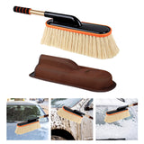 Maxbell Car Duster Brush Extendable Handle Soft Adjustable for Automotive Truck Beige with Box