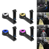 Maxbell 2 in 1 Car Headrest Hidden Hook W/Phone Holder Hidden for Grocery Cloth Argent