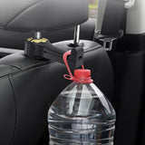 Maxbell 2 in 1 Car Headrest Hidden Hook W/Phone Holder Hidden for Grocery Cloth Aureate
