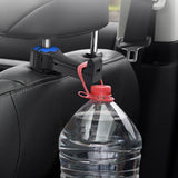 Maxbell 2 in 1 Car Headrest Hidden Hook W/Phone Holder Hidden for Grocery Cloth Blue