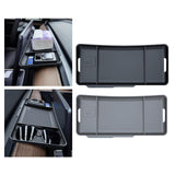 Maxbell Behind Screen Storage Tray Console Organizer for Tesla Model 3 Y Black