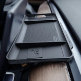 Maxbell Behind Screen Storage Tray Console Organizer for Tesla Model 3 Y Black