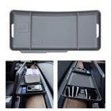 Maxbell Behind Screen Storage Tray Console Organizer for Tesla Model 3 Y Grey