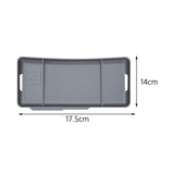 Maxbell Behind Screen Storage Tray Console Organizer for Tesla Model 3 Y Grey