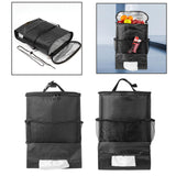 Maxbell Portable Car Seat Back Organizer Large Capacity Hanging Travel Storage Bag Non waterproof