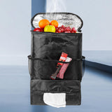 Maxbell Portable Car Seat Back Organizer Large Capacity Hanging Travel Storage Bag Non waterproof