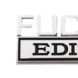 Maxbell Car Exterior Emblems 3D Fender Badge Decal for Vehicles Accessories Argent Black