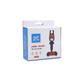 Maxbell Universal Rearview Mirror Mount Holder for Phone Smartphone Cradle Red