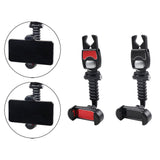 Maxbell Universal Rearview Mirror Mount Holder for Phone Smartphone Cradle Red